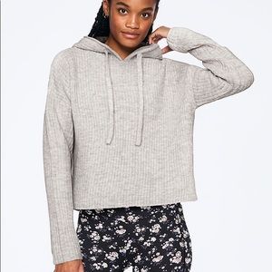 VS Pink boyfriend cropped hoodie L